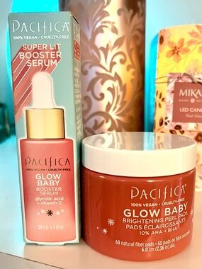 Pacifica, Serum Booster Glow Baby & Peel Pads Brightening Glow Baby